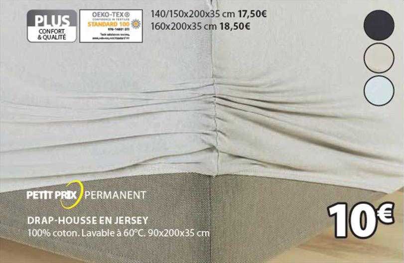 drap-housse en jersey