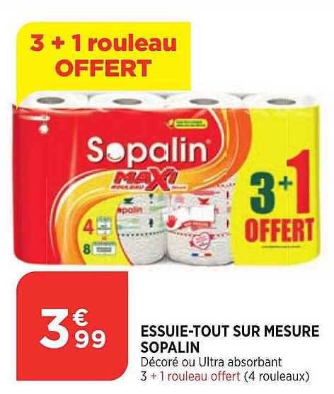 essuie-tout sur mesure sopalin