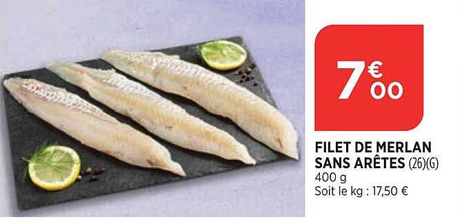filet de merlan sans arêtes