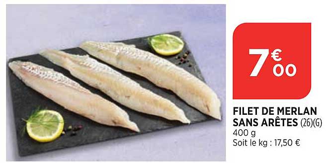 filet de merlan sans arêtes