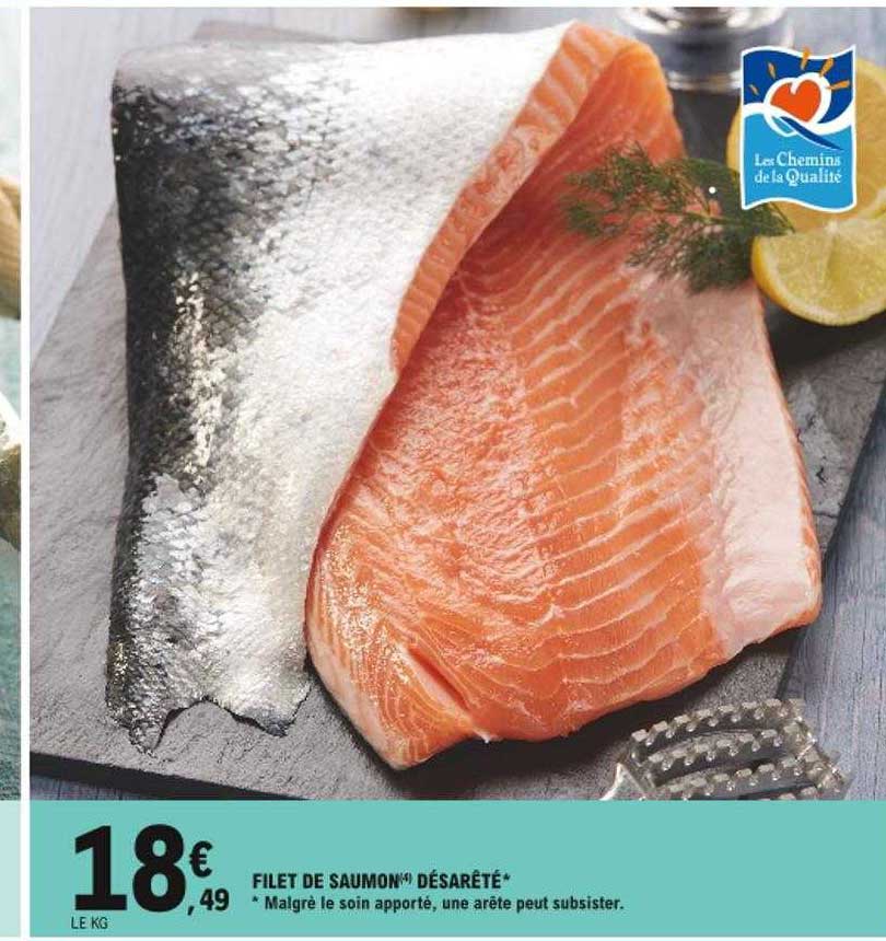 Filet De Saumon Désarêté