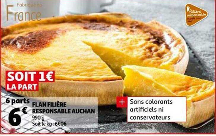 Flan Filière Responsable Auchan