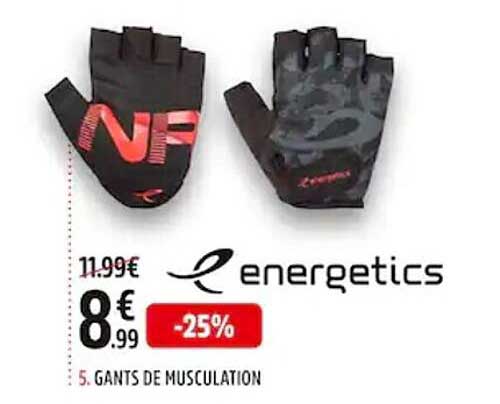Gants De Musculation Energetics