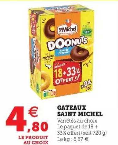 Gateaux Saint Michel