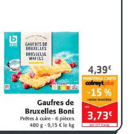 Gaufres De Bruxelles Boni