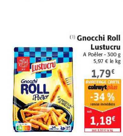 gnocchi roll lustucru
