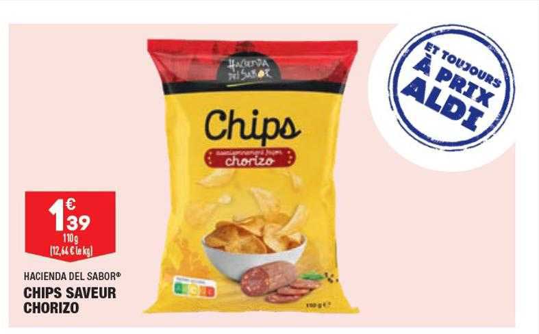 hacienda del sabor chips saveur chorizo