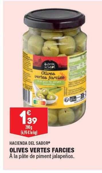 hacienda del sabor olives vertes farcies