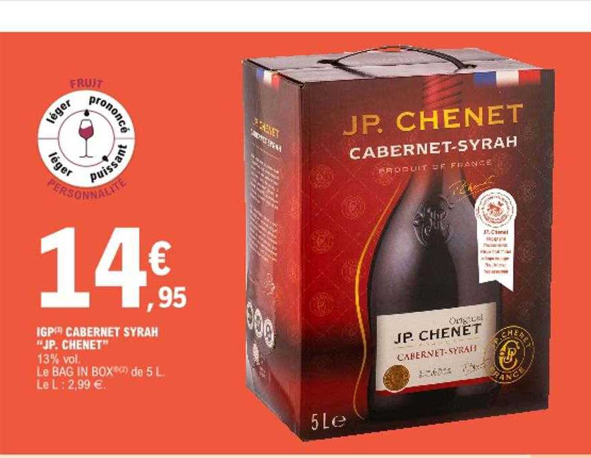 igp cabernet syrah "jp. chenet"