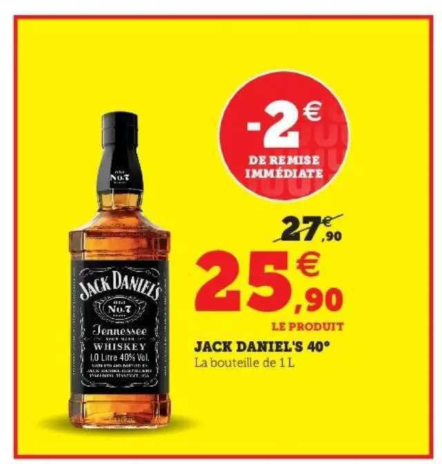 jack daniel's 40°