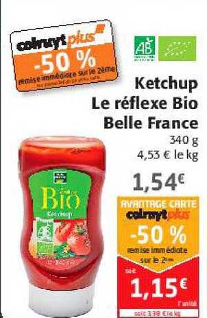 ketchup le réflexe bio belle france
