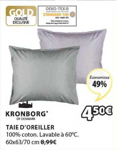kronborg taie d'oreiller