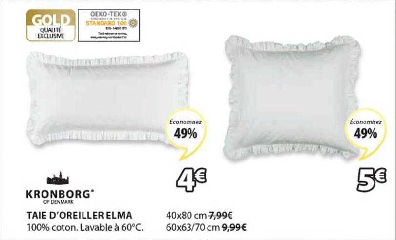 kronborg taile d'oreiller elma