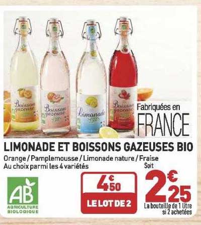 Limonade Et Boissons Gazeuses Bio