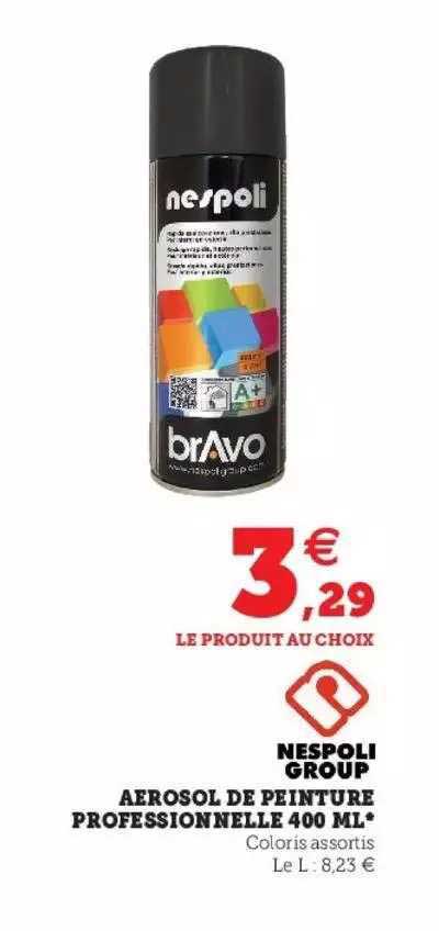 Nespoli Group Aerosol De Peinture Professionnelle 400 Ml
