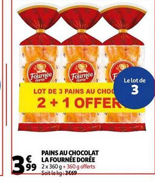 pains au chocolat la fournée dorée