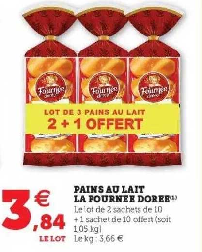 pains au lait la fournée dorée