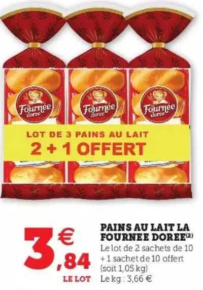 pains au lait la fournée dorée