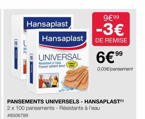pansement universels - hansaplast