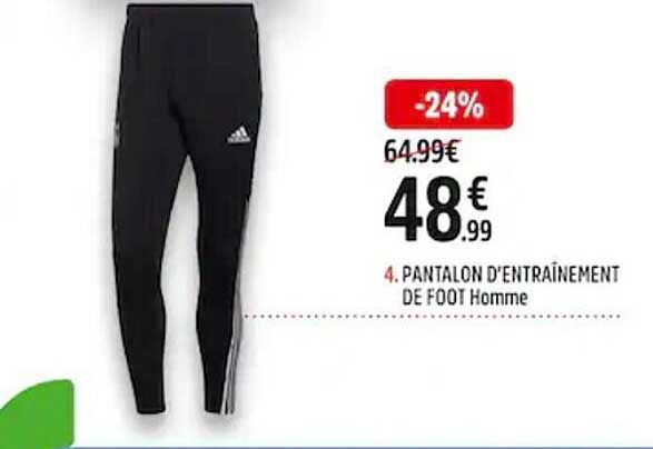 pantalon d'entraînement de foot homme