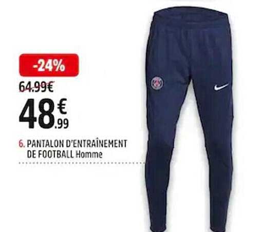 pantalon d'entraînement de football homme