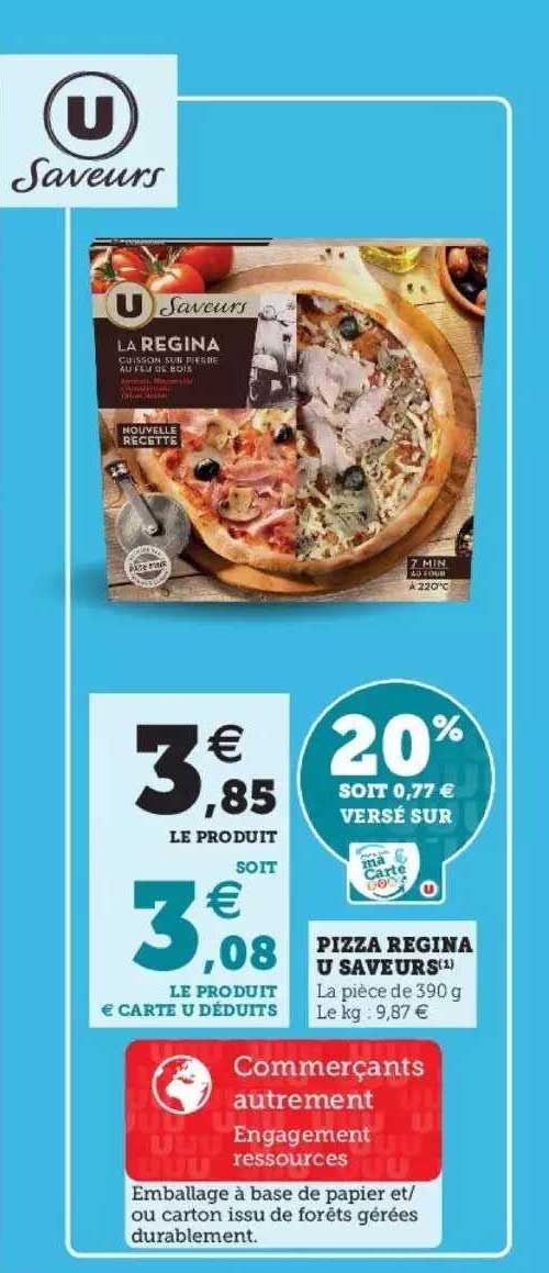 Pizza Régina U Saveurs