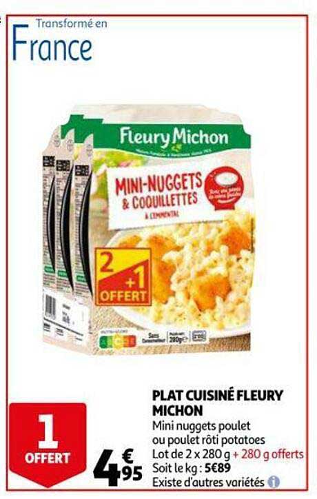 plat cuisiné fleury michon