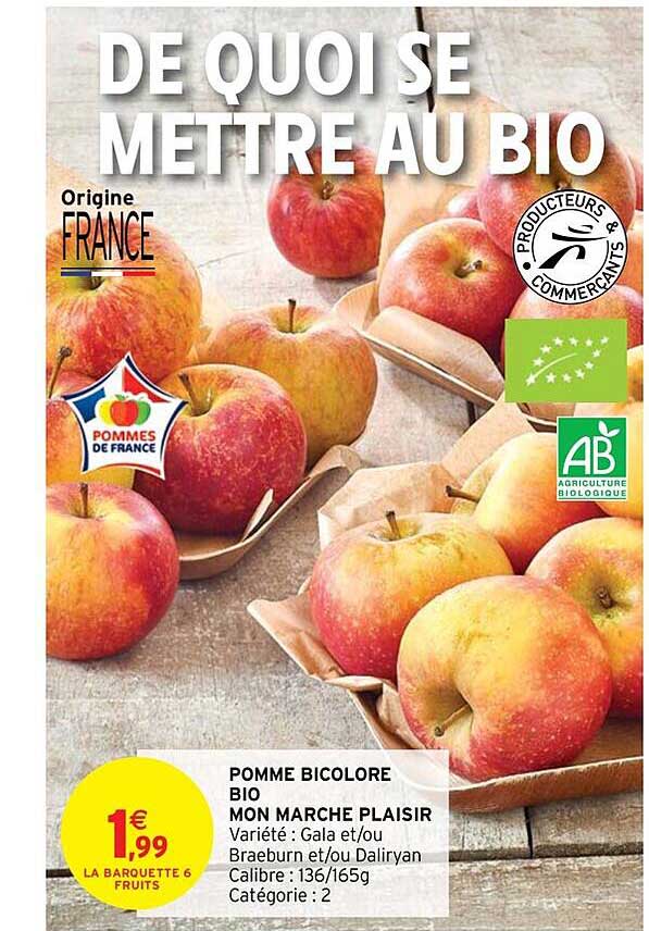 pomme bicolore bio mon marche plaisir