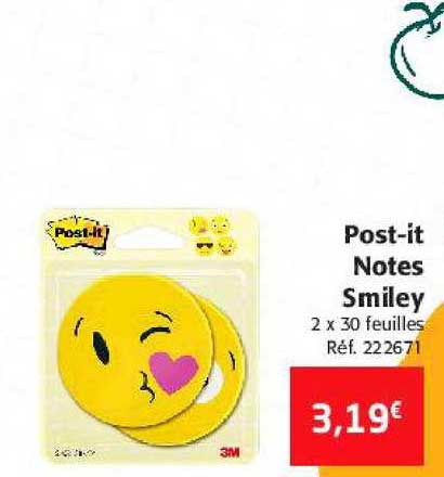 post-it notes smiley