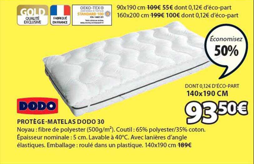 protège-matelas dodo 30
