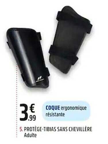 protège-tibias sans chevillère adulte