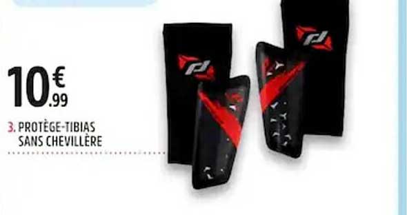 protège-tibias sans chevillère