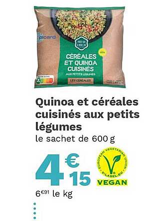 Quinoa Et Céréales Cuisinés Aux Petits Légumes