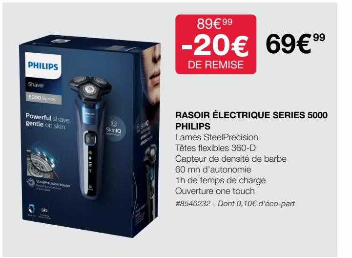rasoir électrique series 5000 philips