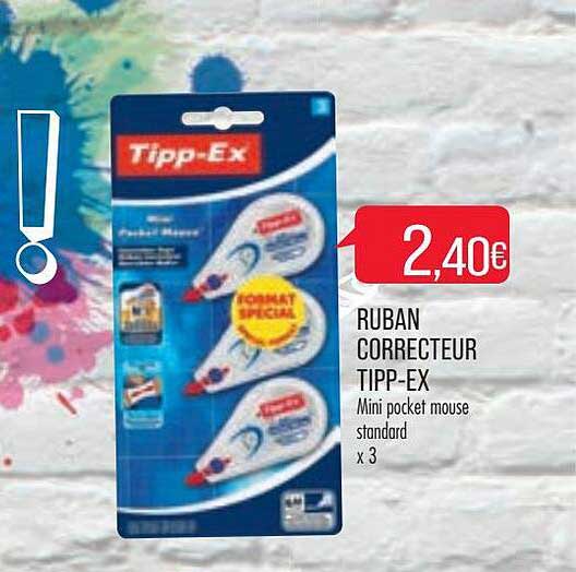 ruban correcteur tipp-ex mini pocket mouse standard