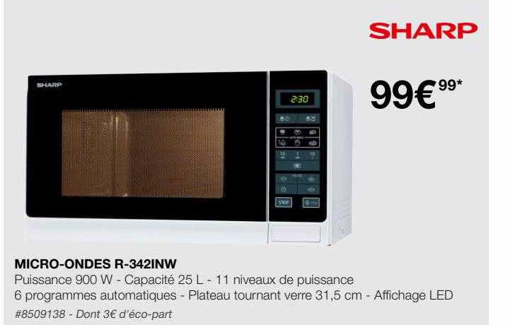 sharp microondes