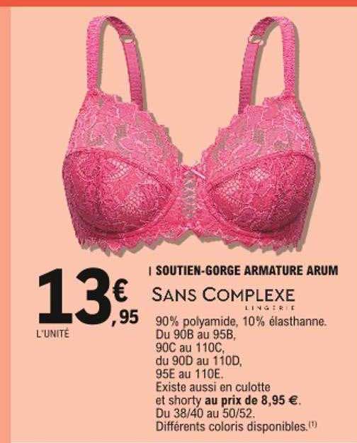 soutien-gorge armature arum sans complexe