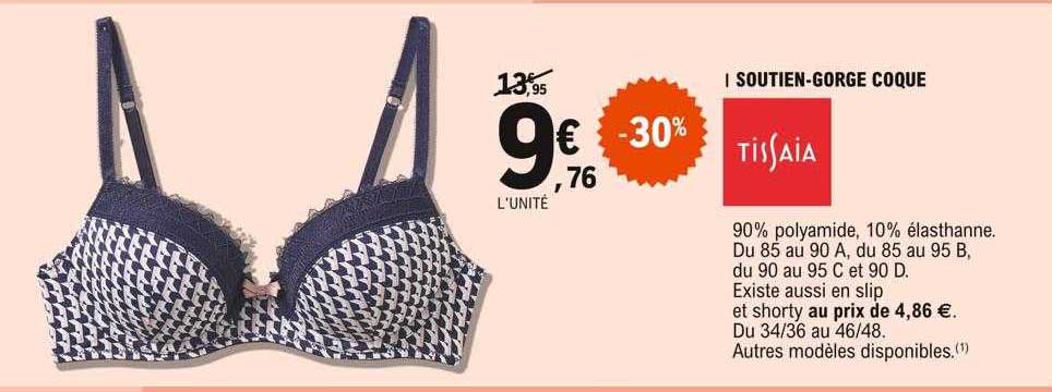 soutien-gorge coque tissaia