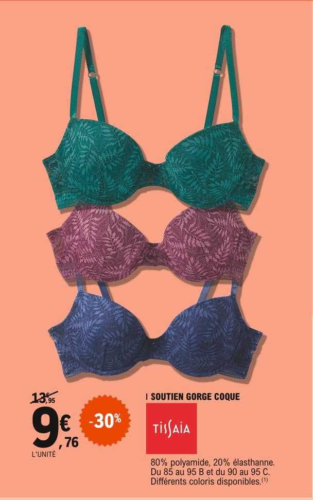 soutien gorge coque tissaia