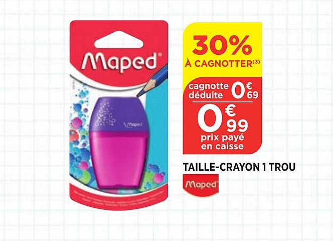 taille-crayon 1 trou maped