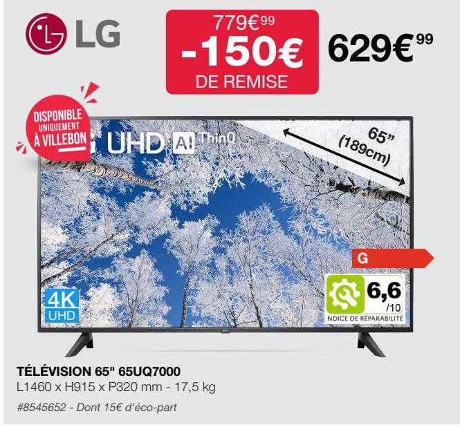 Télévision 65" 65uq7000
