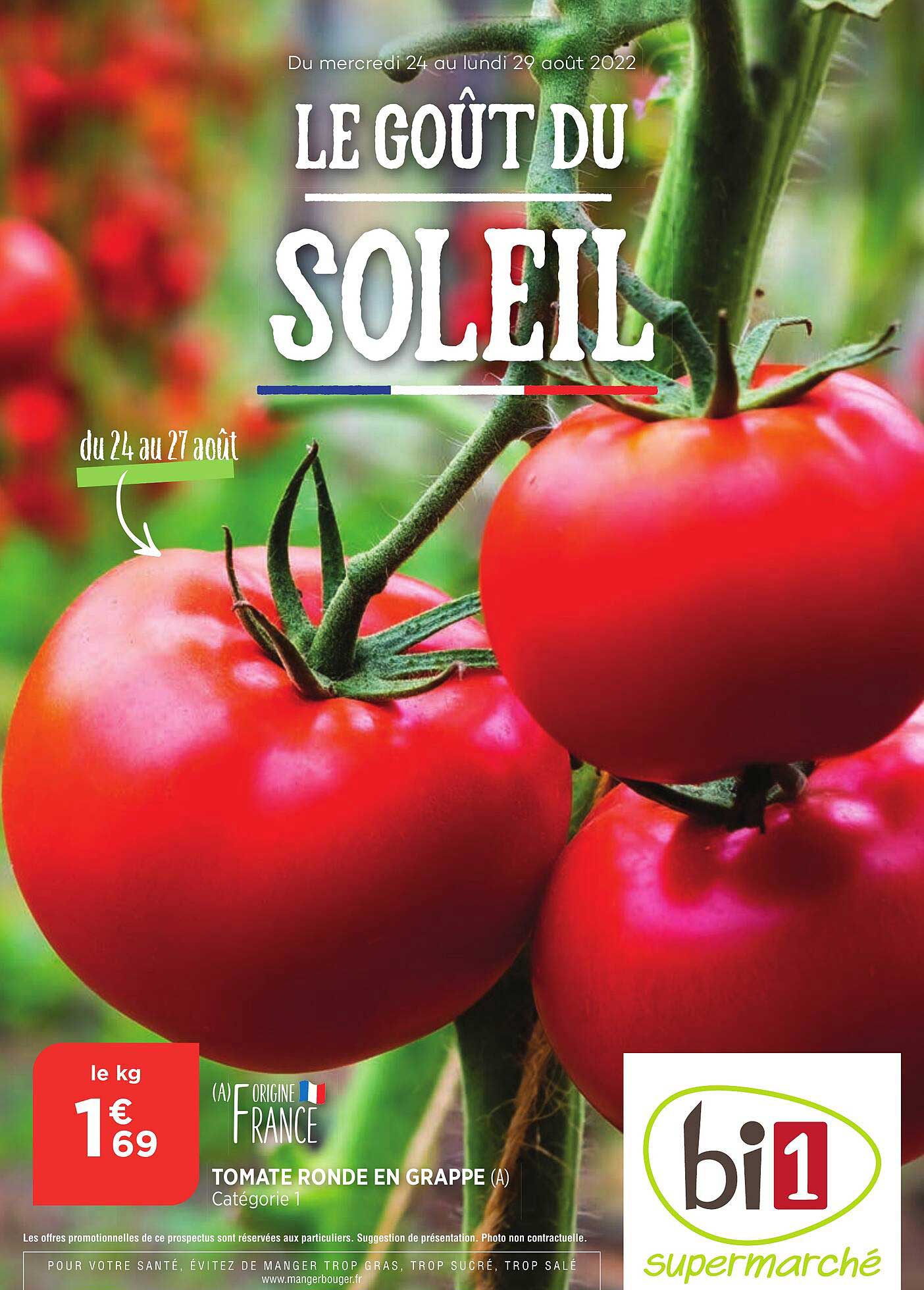 tomate ronde en grape