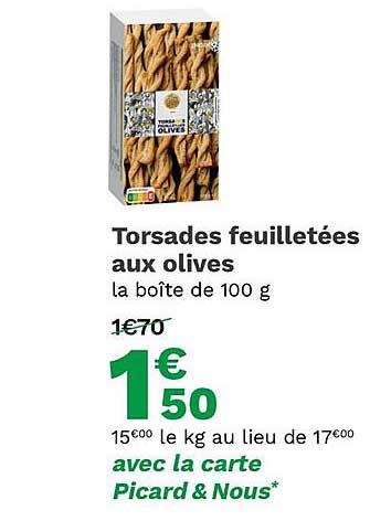 Torsades Feuilletées Aux Olives
