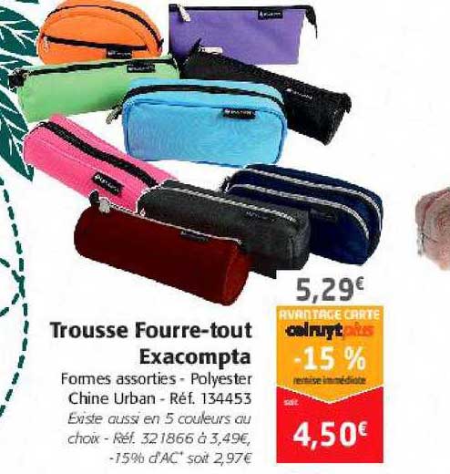 Trousse Fourre-tout Exacompta