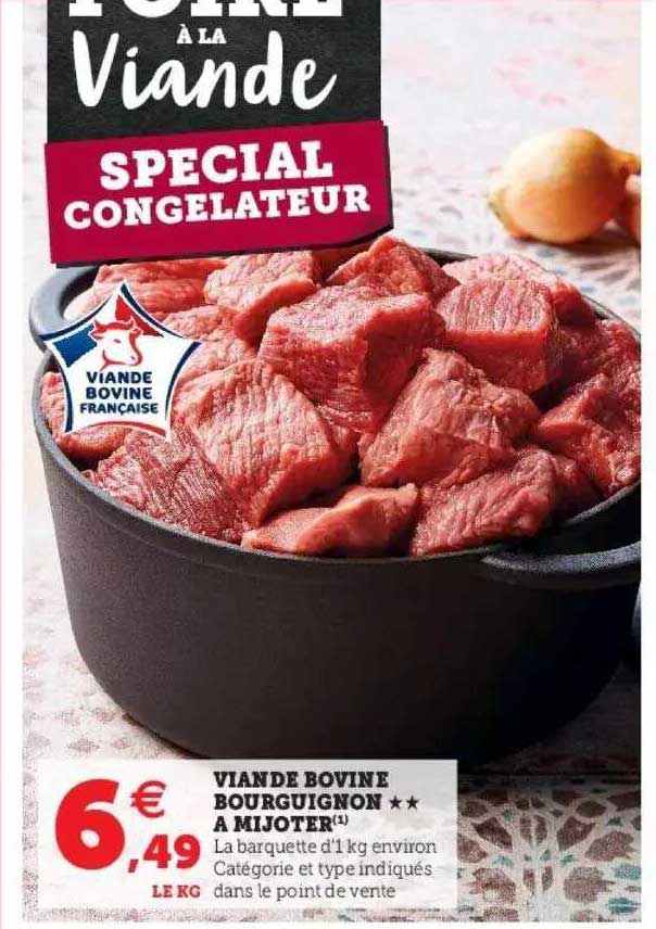 Viande Bovine Bourguignon A Mijoter