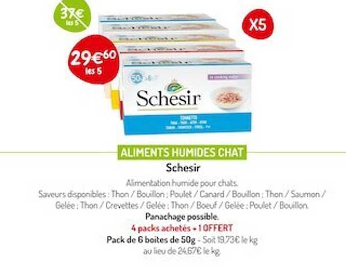 Aliments Humides Chat Schesir