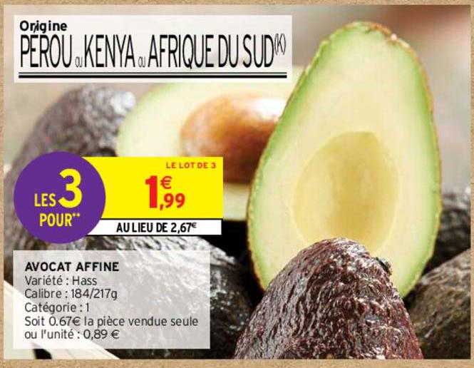 Avocat Affiné Hass