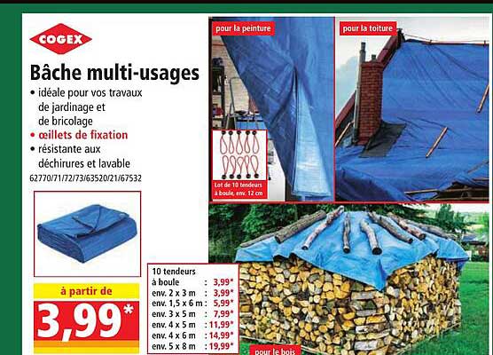 bâche multi-usages cogex