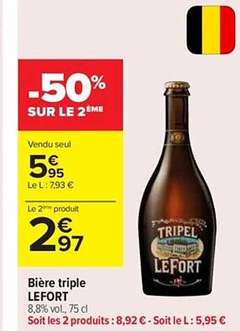 Bière Triple Lefort