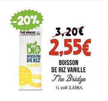Boisson De Riz Vanille The Bridge